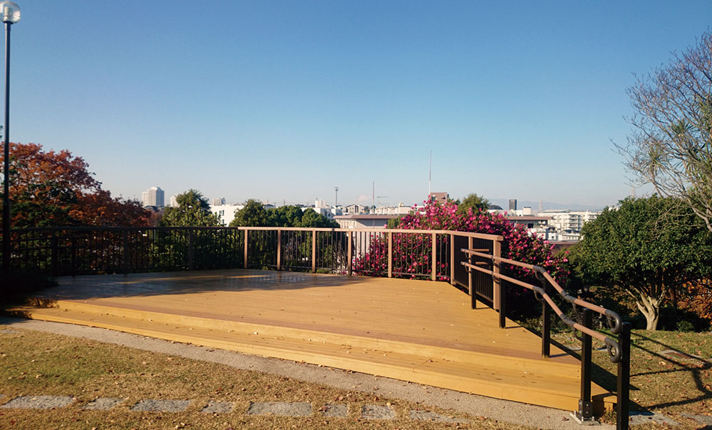 瞭望台Observatory-觀景台Watch Station-日本(神奈川県)-横浜児童遊園│氶鋒建材│Doozer Wood│WPC│優美木│塑膠木│環塑木│環保木│合成木│環保塑木│塑膠仿木│環保塑合木│木塑複合材料│綠建材