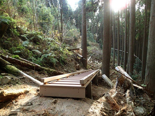 步道-棧道-Boardwalk-日本(兵庫県)-安富町森林ツーリズム│氶鋒建材│Doozer Wood│WPC│優美木│塑膠木│環塑木│環保木│合成木│環保塑木│塑膠仿木│環保塑合木│木塑複合材料│綠建材